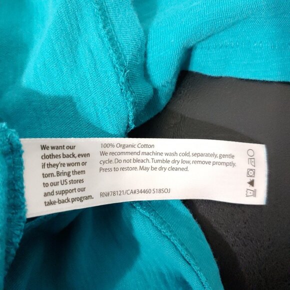 Eileen Fisher V Neck T Shirts Organic Cotton Short Sleeve Women XL Set of 2 - Picture 6 of 12